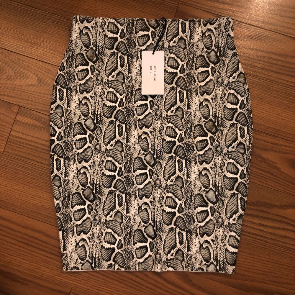 Snake Print Skirt Brand New with Tags